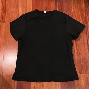 Classic Black Women's Scrub Top Size M